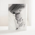 Bloc photo artisanal en verre avec sublimation, fabriqué au Luxembourg pour sublimer vos images