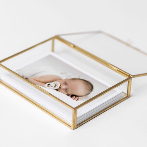 Boite de rangement en verre