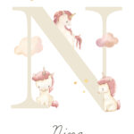 Nina Licornes 20×30